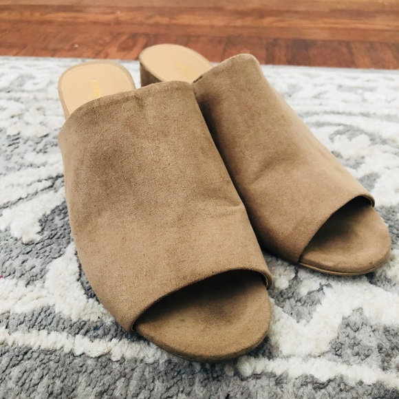 Christian Siriano Shoes - Suede mules size 6.5